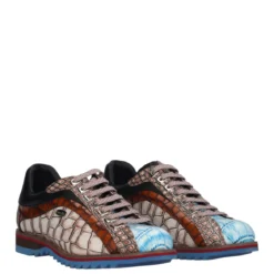 Stringate Uomo Multicolor in pelle