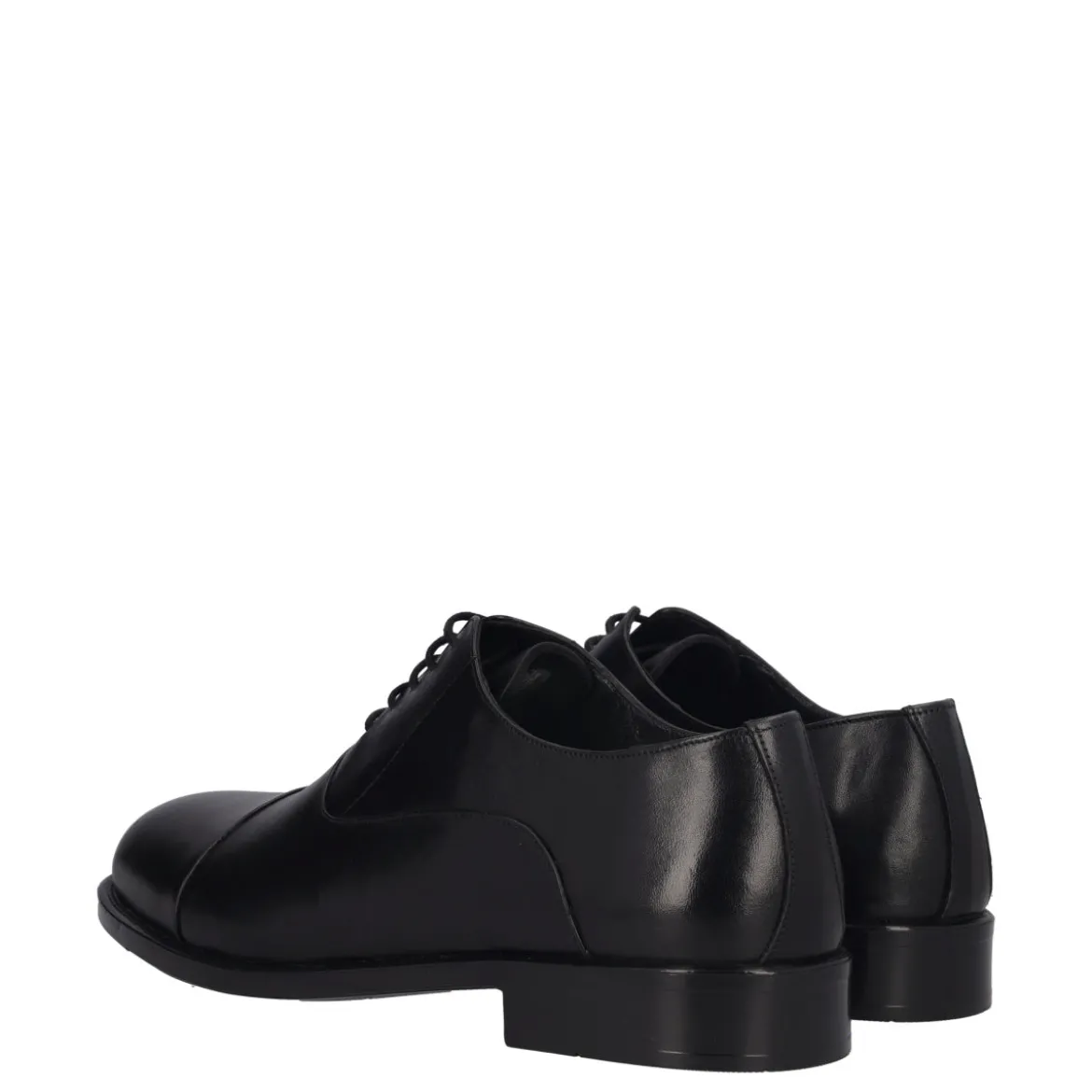 Stringate Uomo Nere in Pelle