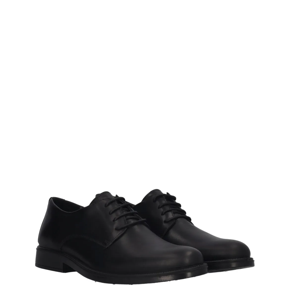 Stringate Uomo Nere in Pelle