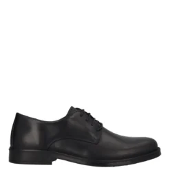 Stringate Uomo Nere in Pelle