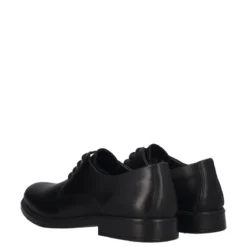 Stringate Uomo Nere in Pelle