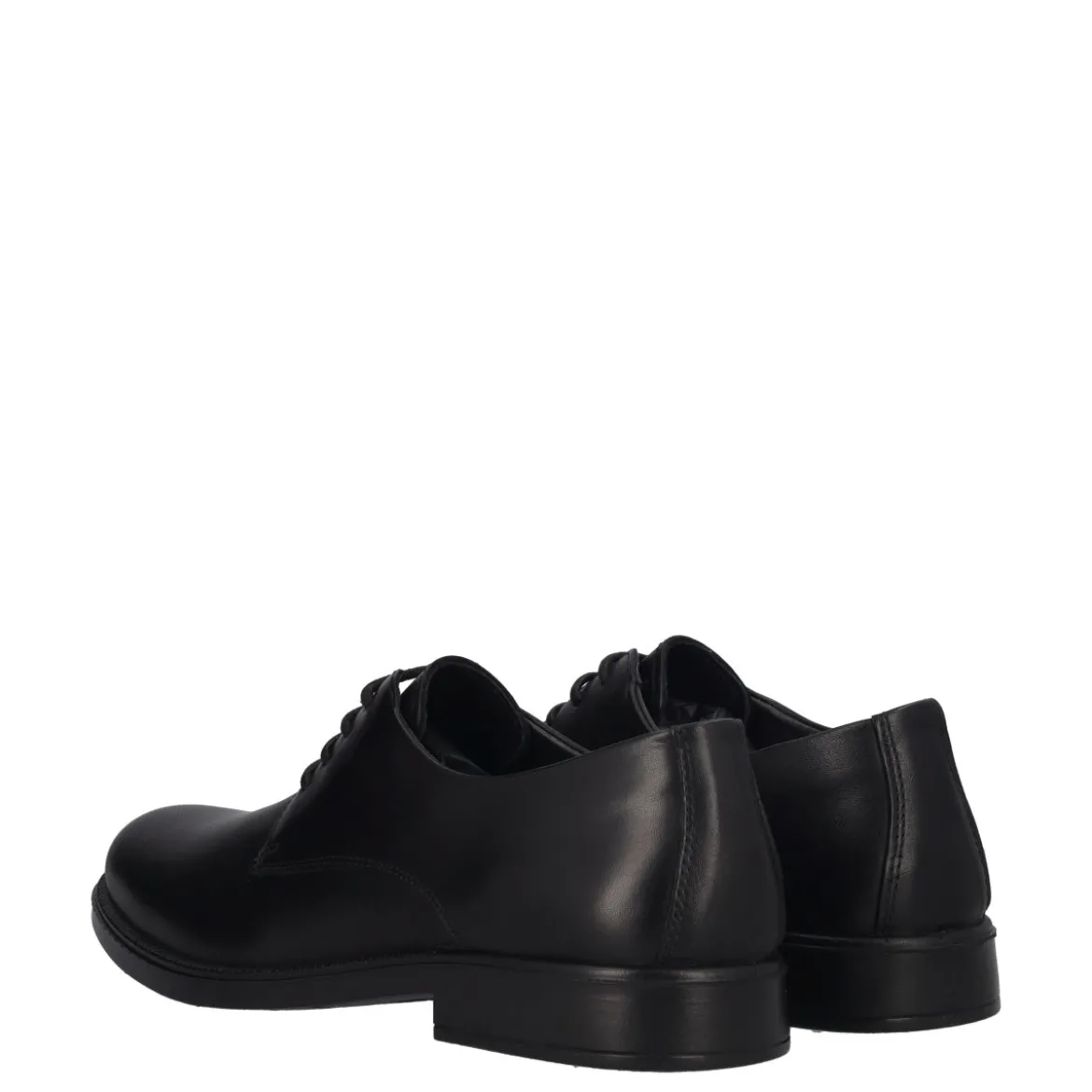 Stringate Uomo Nere in Pelle