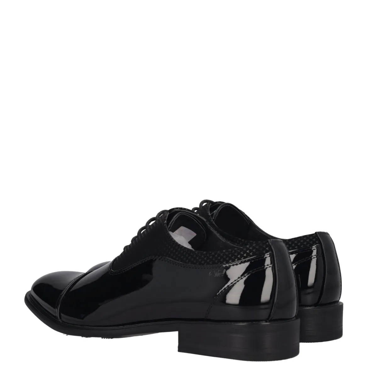 Stringate Uomo Nere in Vernice