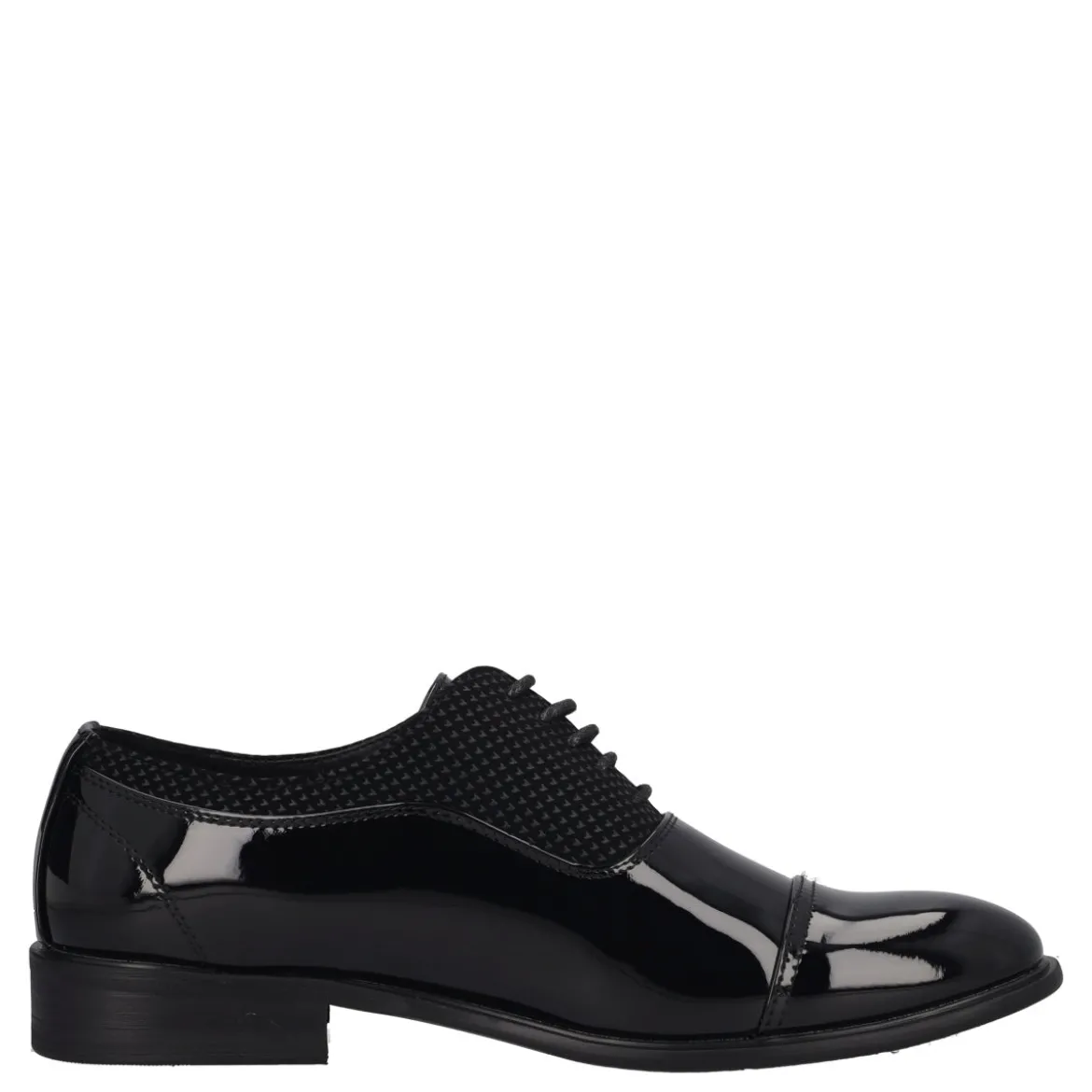 Stringate Uomo Nere in Vernice