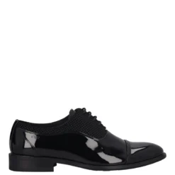 Stringate Uomo Nere in Vernice