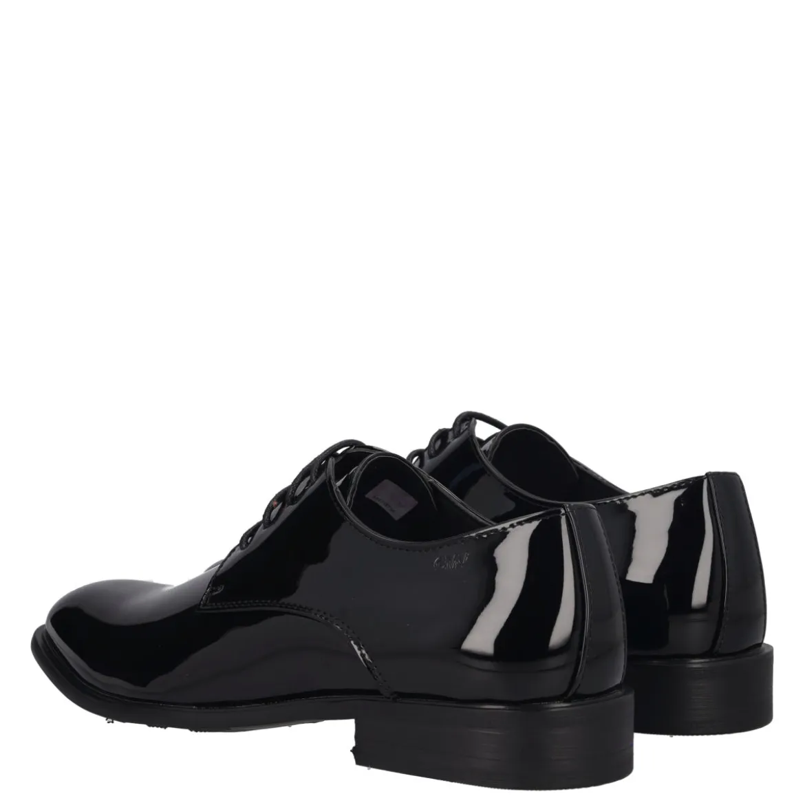 Stringate Uomo Nere in Vernice