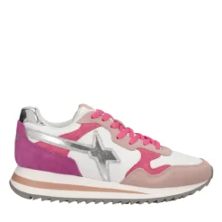 TALLY Sneakers Donna Cipria, Bianche e Rosa
