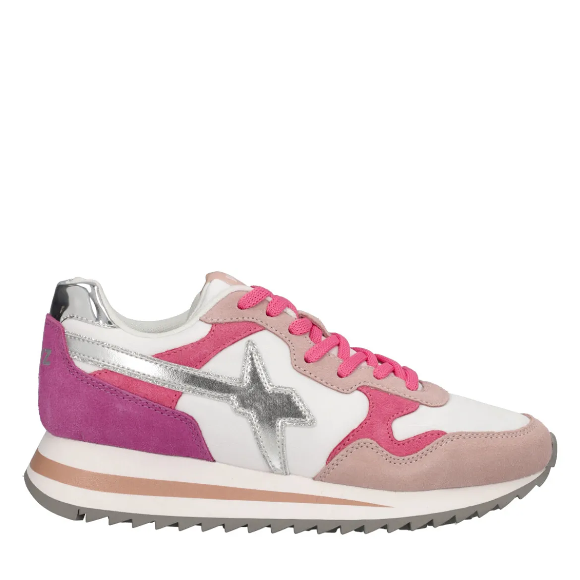 TALLY Sneakers Donna Cipria, Bianche e Rosa