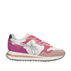 TALLY Sneakers Donna Cipria, Bianche e Rosa