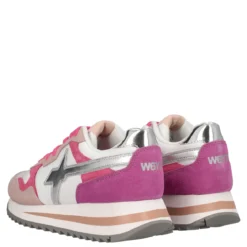 TALLY Sneakers Donna Cipria, Bianche e Rosa