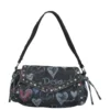 TORIO Borsa Donna Nera Denim