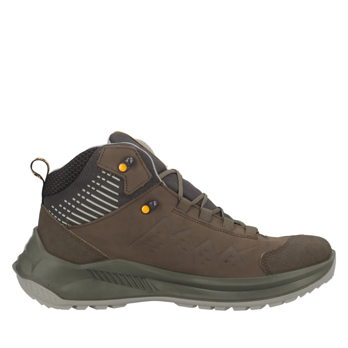 Trekking Uomo Marroni e Verdi in Pelle