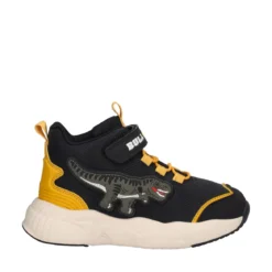 T-REX MID Sneakers Alte Bambino Nere e Gialle