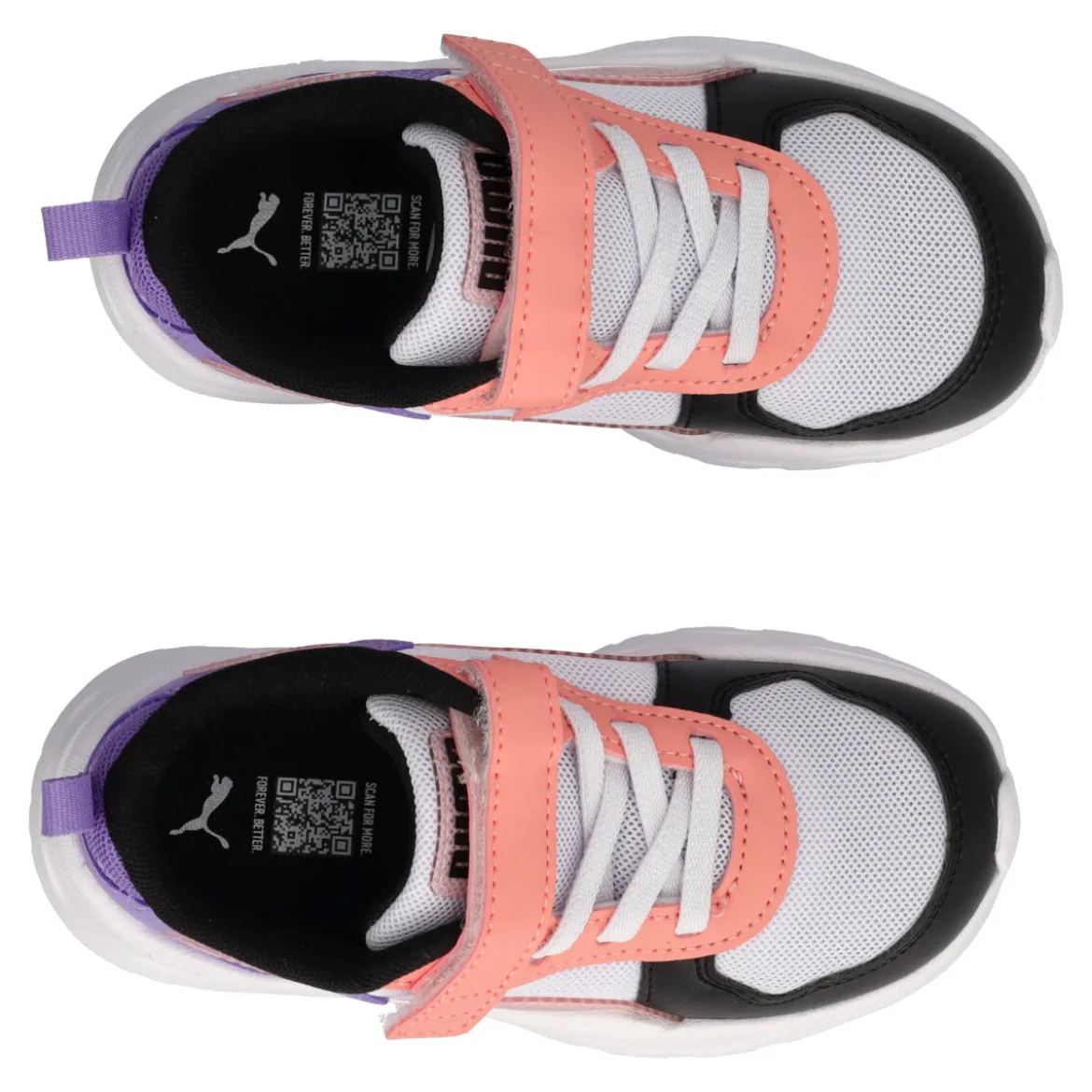 TRINITY LITE BLURRY DREAMS AC Sneakers Bambina Bianche, Nere e Viola