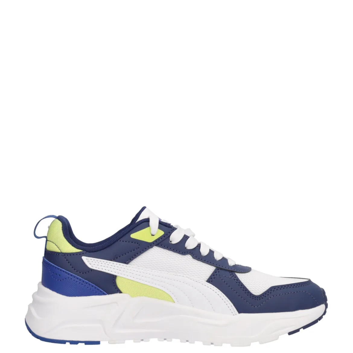 TRINITY 2 LT JR Sneakers Bambino Blu, Bianche e Gialle