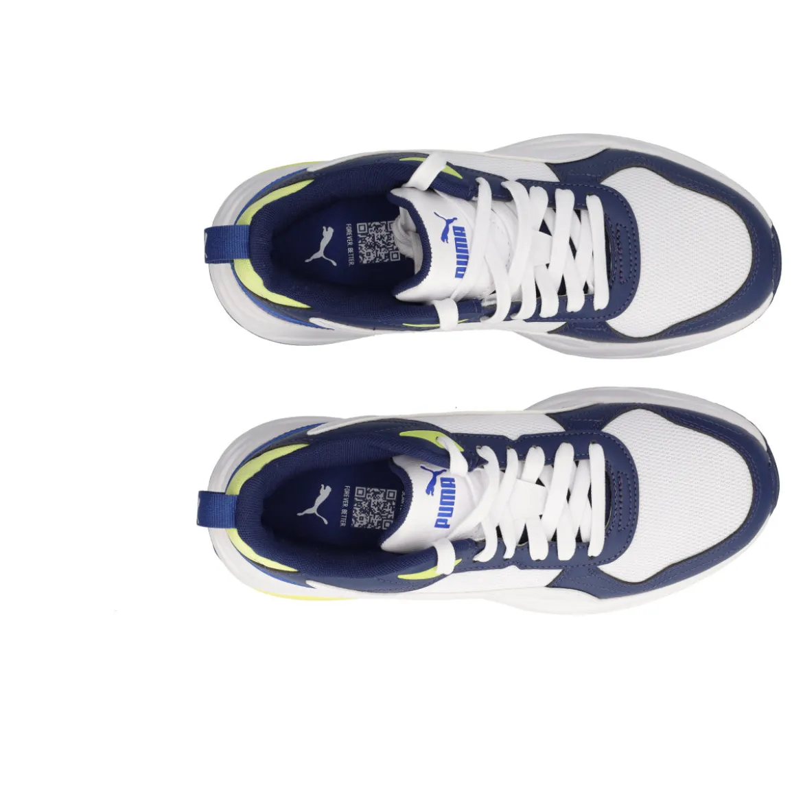 TRINITY 2 LT JR Sneakers Bambino Blu, Bianche e Gialle