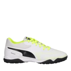 TRUCO III TT Scarpe da Calcio Indoor Uomo Bianche e Gialle Fluo
