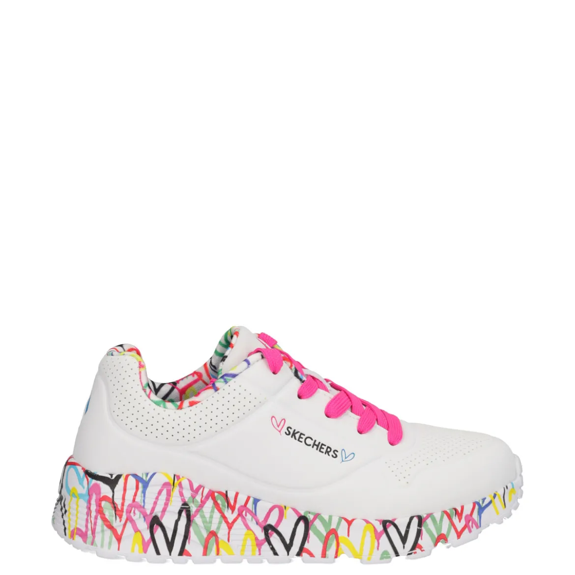 UNO LITE Sneakers Bambina Bianche