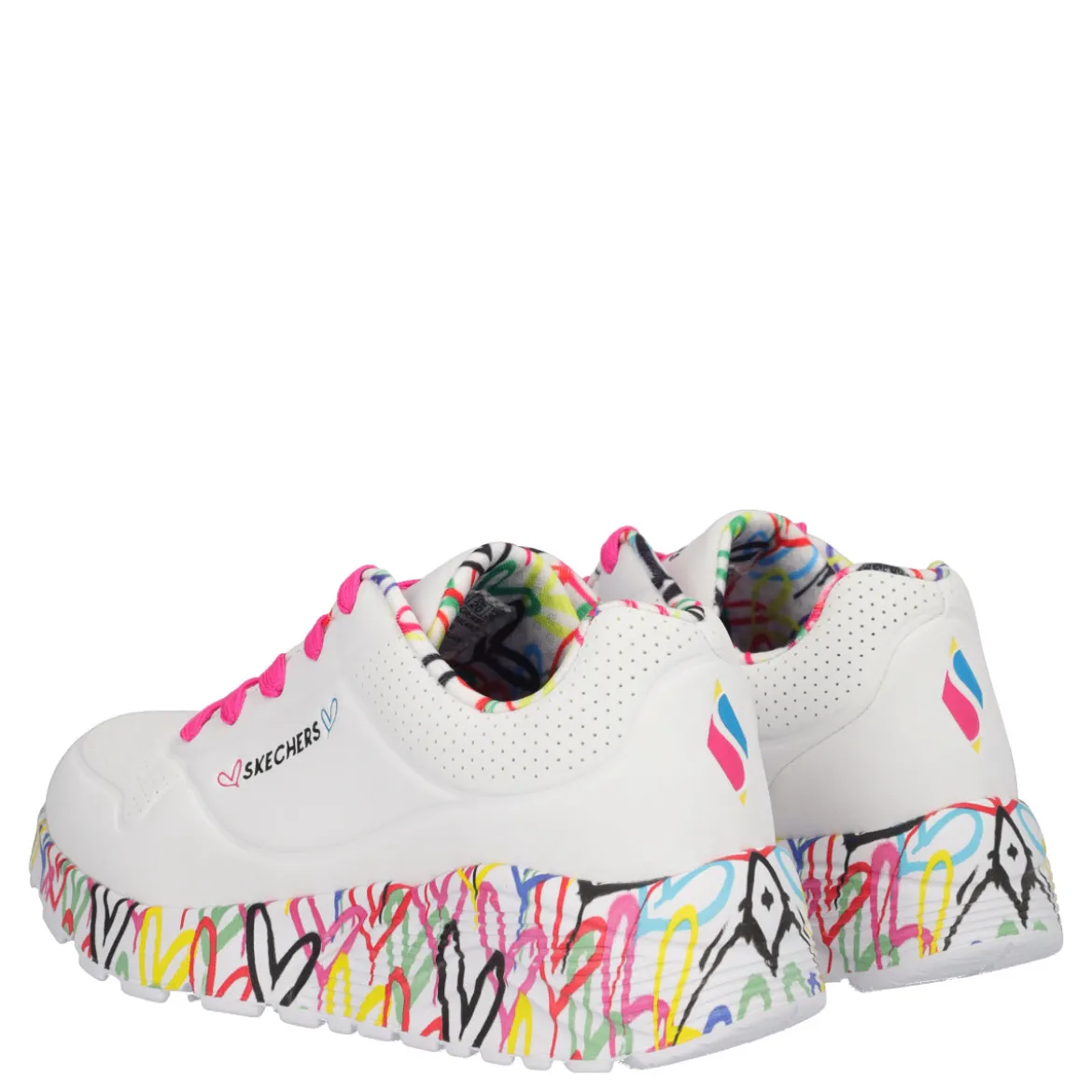 UNO LITE Sneakers Bambina Bianche