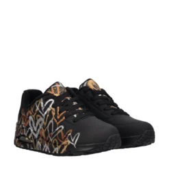 UNO METALLIC LOVE Sneakers Donna Nere