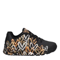 UNO METALLIC LOVE Sneakers Donna Nere
