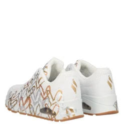 UNO METALLIC LOVE Sneakers Donna Cuori Metallizzati