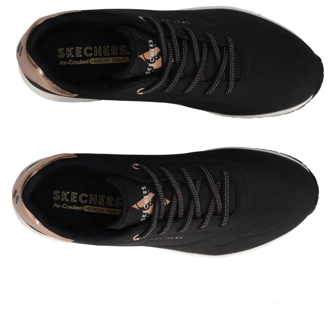 UNO SHIMMER AWAY Sneakers Donna Nere e Bronzo