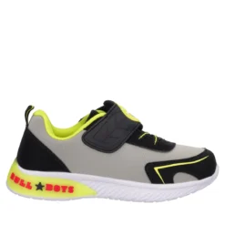 VELOCIRAPTOR Sneakers Bambino Gialle, Grigie e Nere con Luci