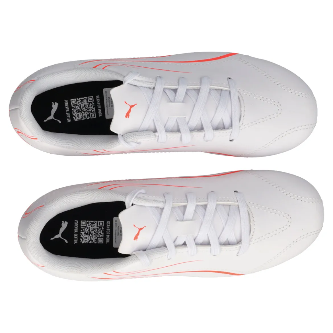 VITORIA FG/AG JR Scarpe da Calcio Ragazzi Bianche