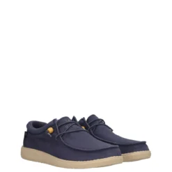 WALLABI WASHED Mocassini Uomo Blu