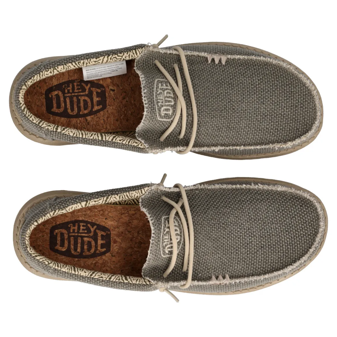 WALLY BRAIDED Mocassino Slip-on Uomo Beige