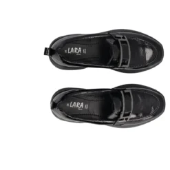 WAY Mocassini Donna Neri Comfort in Pelle
