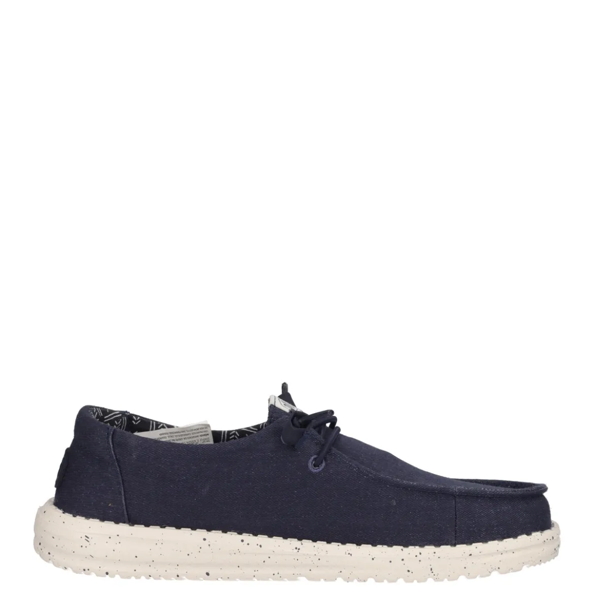 WENDY STRETCH CANVAS Mocassini Slip-on Donna Blu