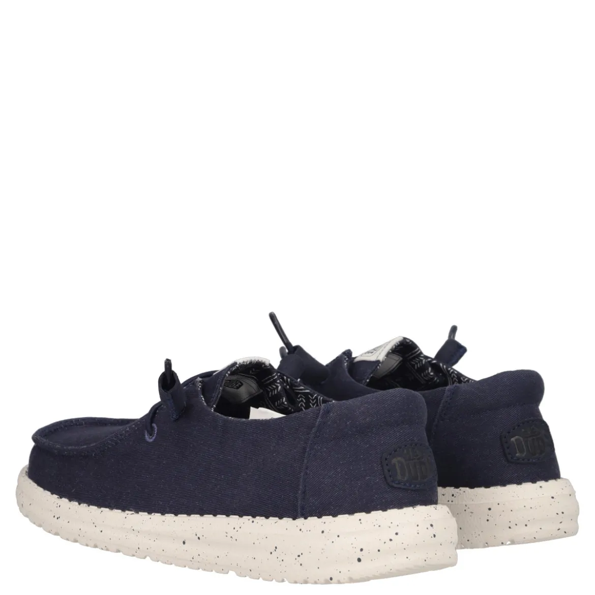WENDY STRETCH CANVAS Mocassini Slip-on Donna Blu