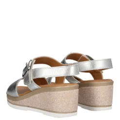 Zeppe Donna Argento Laminato