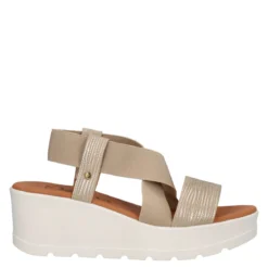 Zeppe Donna Beige-Platino