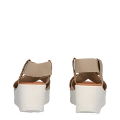 Zeppe Donna Beige-Platino