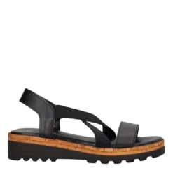 Zeppe Donna Nere in Pelle