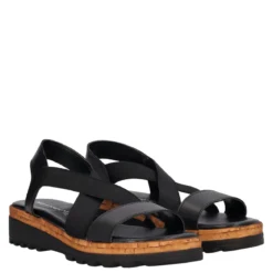 Zeppe Donna Nere in Pelle